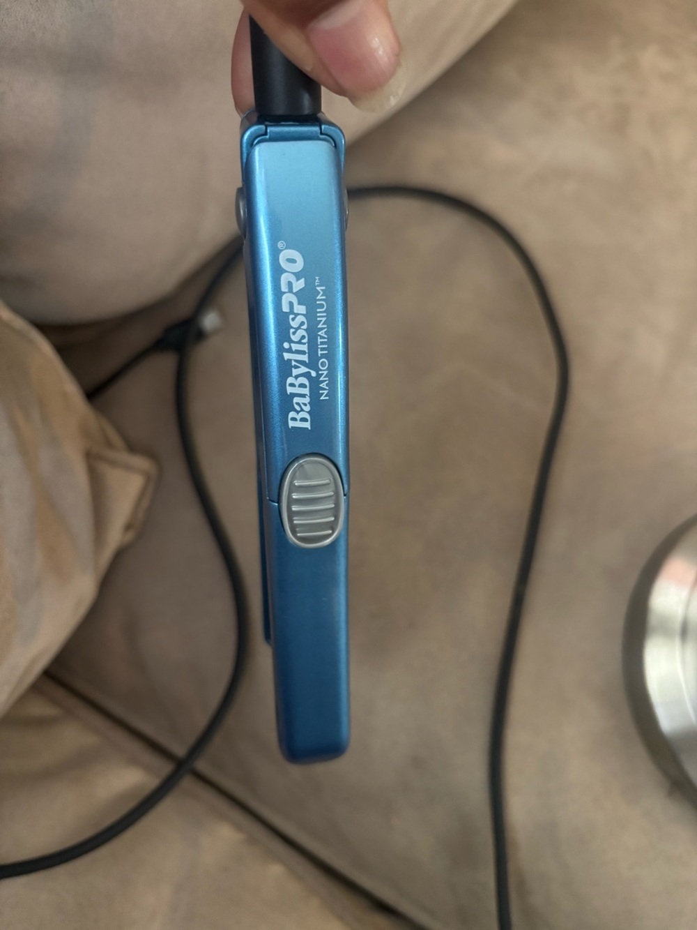 BaBylissPRO Blue Nano Titanium Mini Hair Straightener